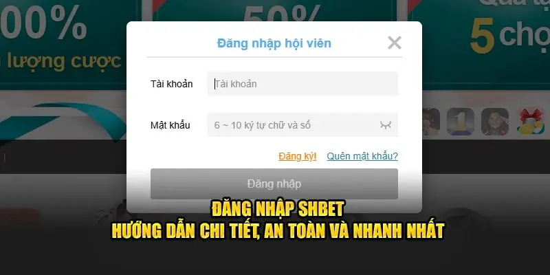 Đăng Nhập SHBET800 | Cánh Cổng Bước Vào Đấu Trường Đẳng Cấp 1 Tổng quan các bước đăng nhập tài khoản SHBET800